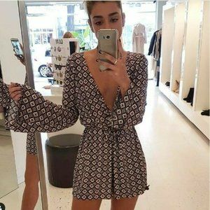 Tigerlily Tundra Tile Playsuit 